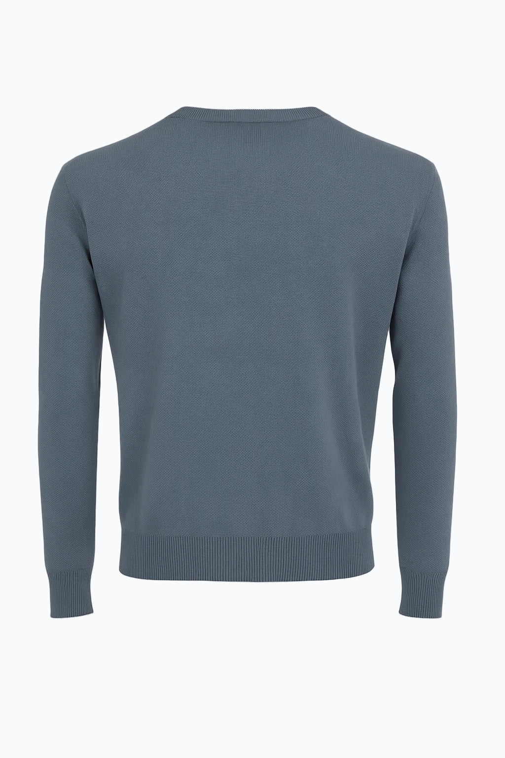 Pullover uomo RE del MARE blu avio – retro, maglia leggera, senza loghi o etichette visibili