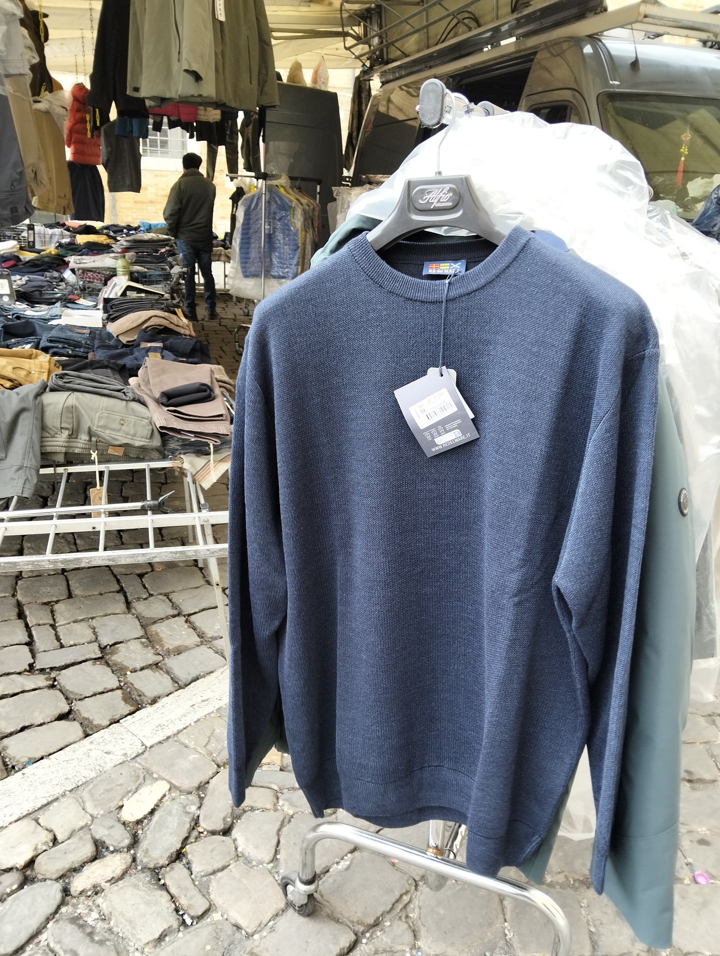 Maglione lana merino girocollo