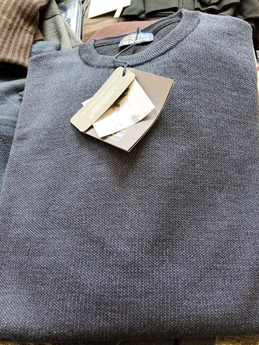 Maglione lana merino girocollo